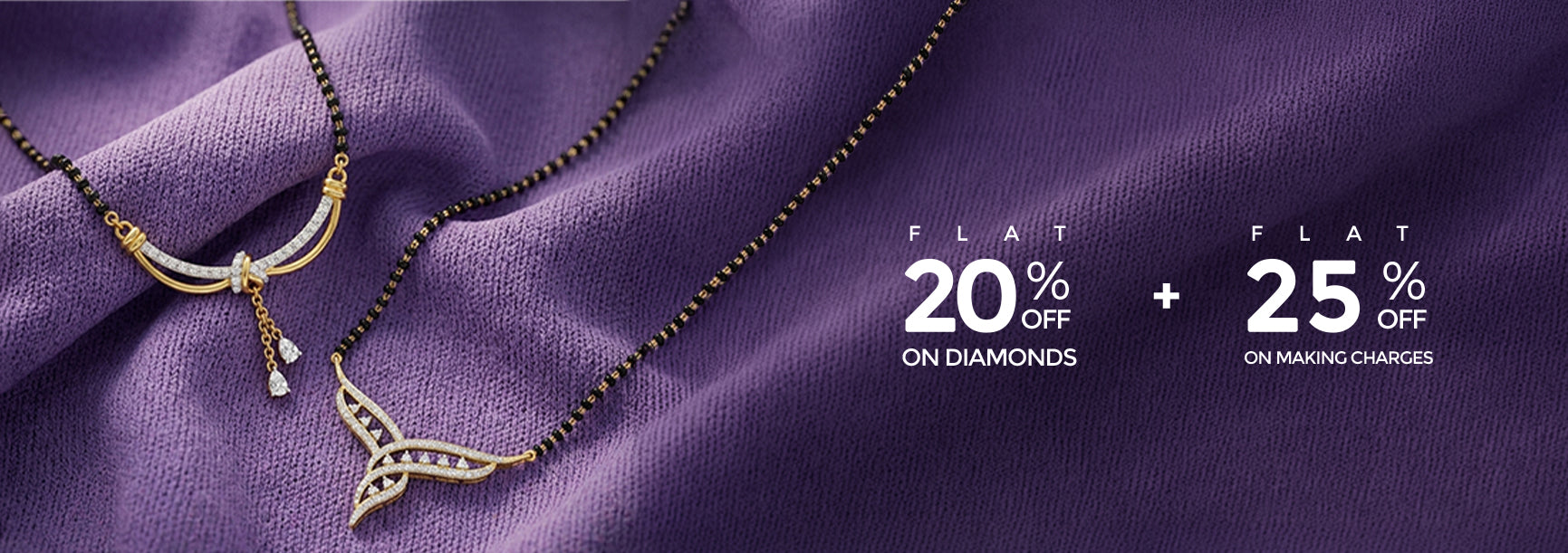 Diamond Mangalsutra Mobile Banner