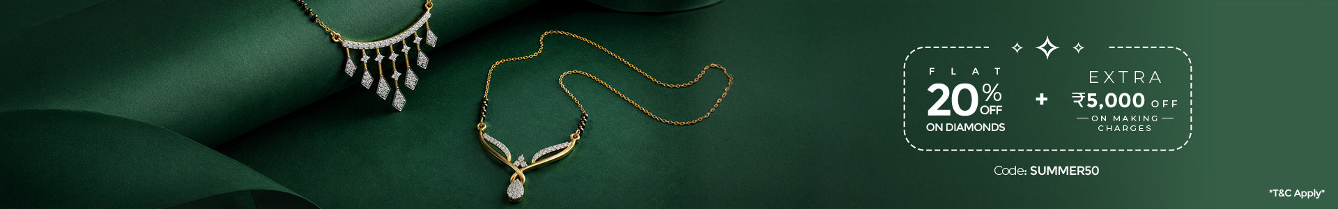 Diamond Mangalsutra Banner