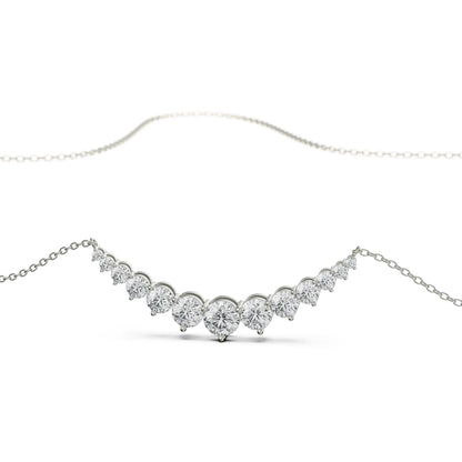 Eternity Round Lab Grown Diamond Necklace_in-stock