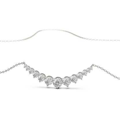 Eternity Round Lab Grown Diamond Necklace 9KT