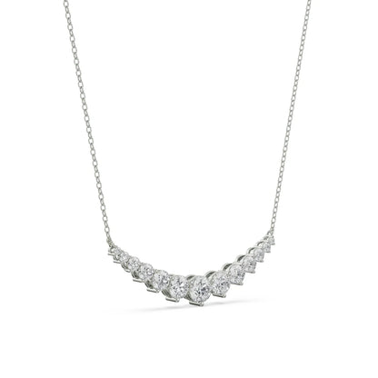 Eternity Round Lab Grown Diamond Necklace 9KT