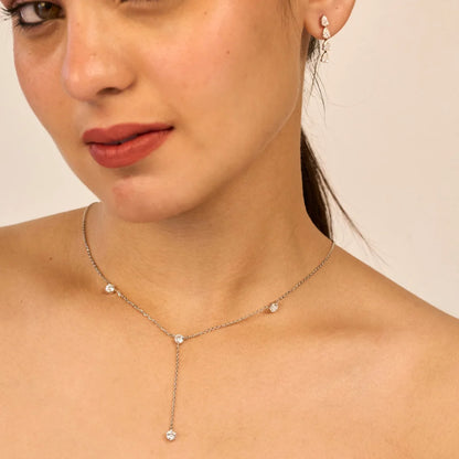 Golden Grace Y Lab Grown Diamond Necklace