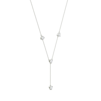 Golden Grace Y Necklace Side View