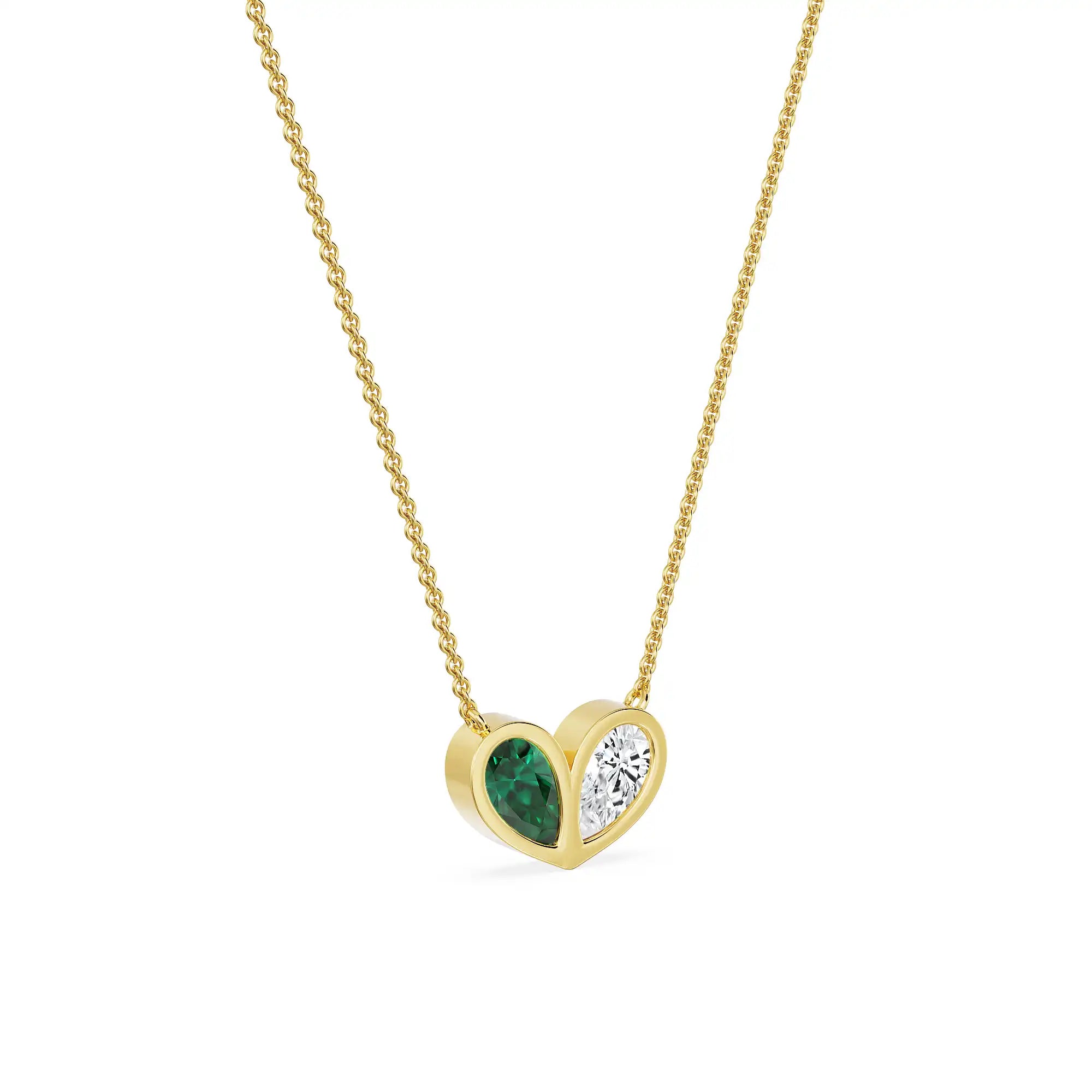 Toi et Moi Lab Grown Diamond Necklace