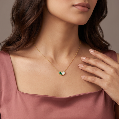 Toi et Moi Lab Grown Diamond Necklace