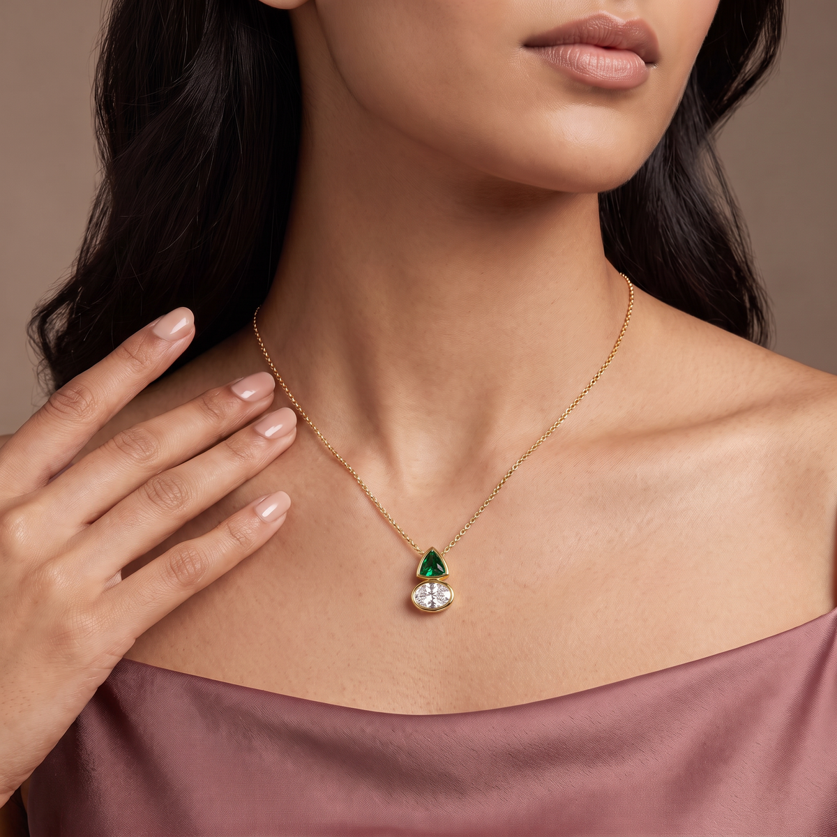 Curve Crush Lab Grown Diamond Necklace