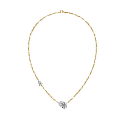 Pear Whisper Lab Grown Diamond Necklace