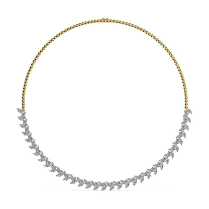 Luminous Petals Lab Grown Diamond Necklace