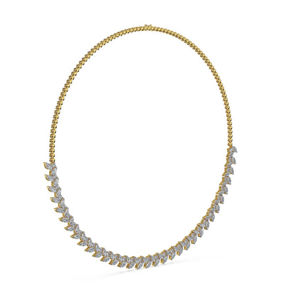Luminous Petals Lab Grown Diamond Necklace