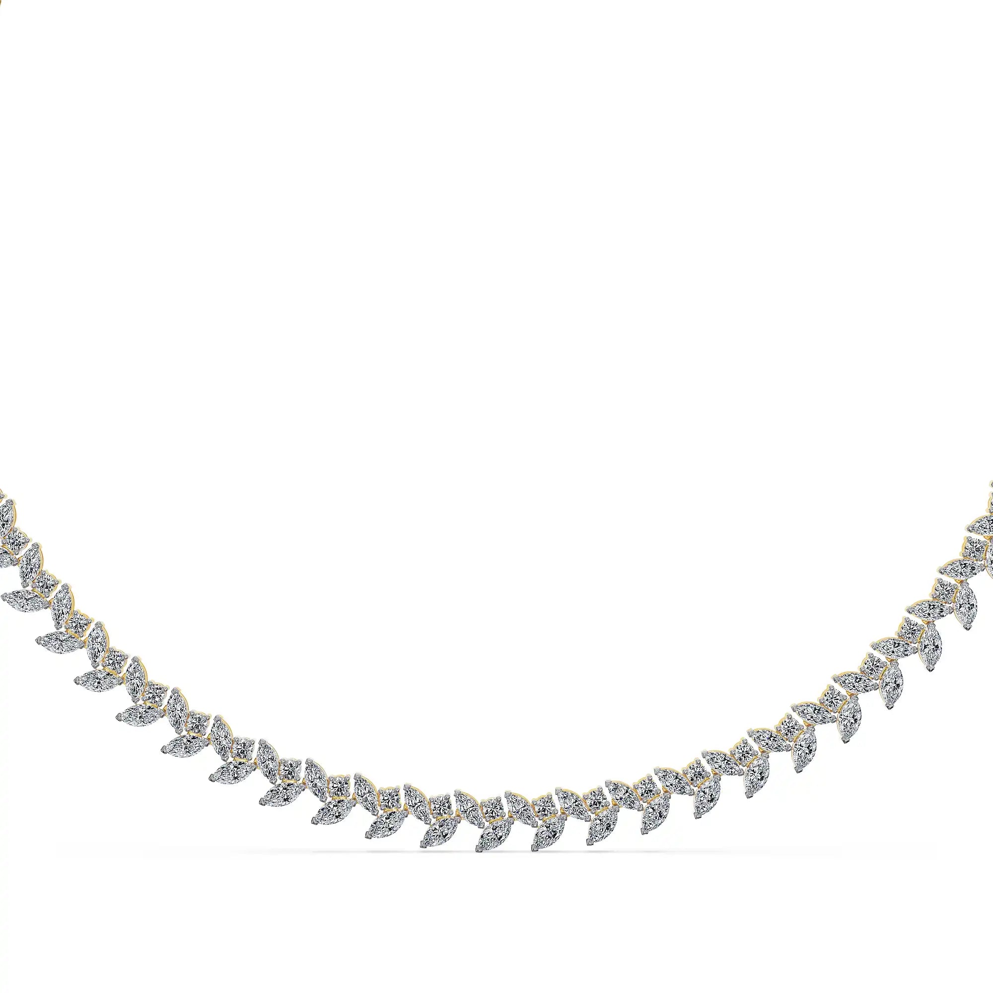 Luminous Petals Lab Grown Diamond Necklace
