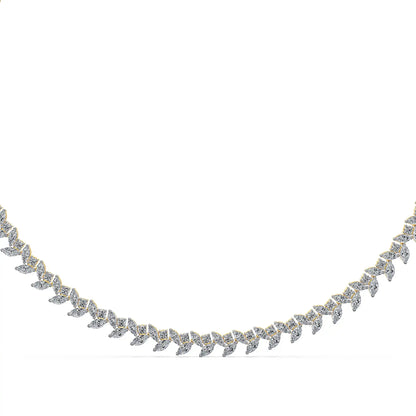 Luminous Petals Lab Grown Diamond Necklace