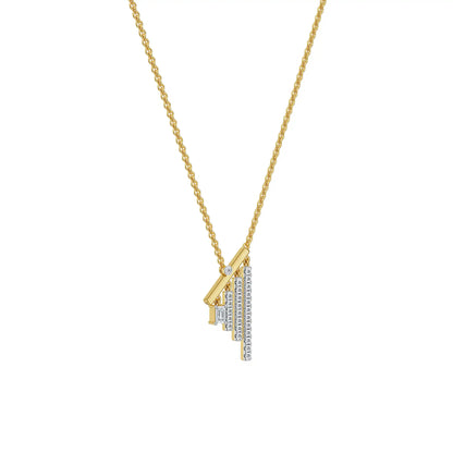Linear Lab Grown Diamond Necklace