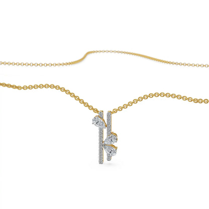 Golden Vine Lab Grown Diamond Necklace