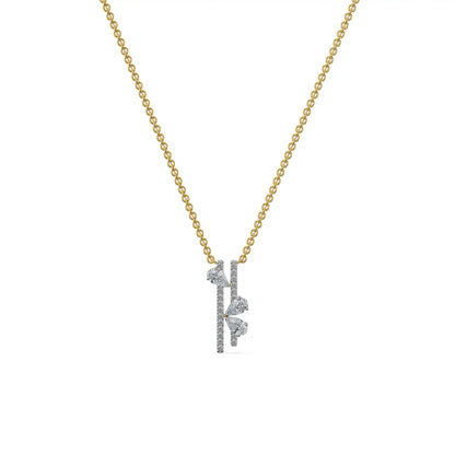Golden Vine Lab Grown Diamond Necklace