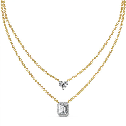 Duet Lab Grown Diamond Layered Necklace
