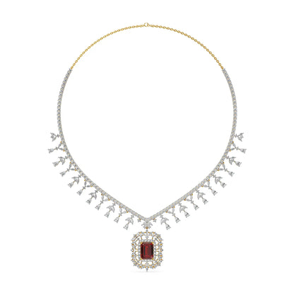 Manik Lab Grown Diamond Necklace