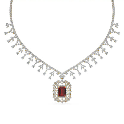 Manik Lab Grown Diamond Necklace