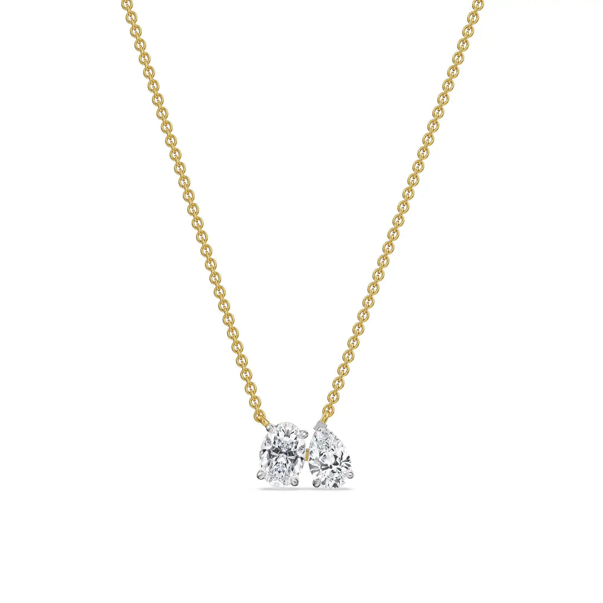 Duet Lab Grown Diamond Necklace