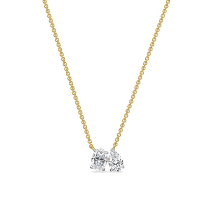 Duet Lab Grown Diamond Necklace