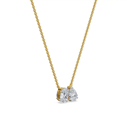 Duet Lab Grown Diamond Necklace