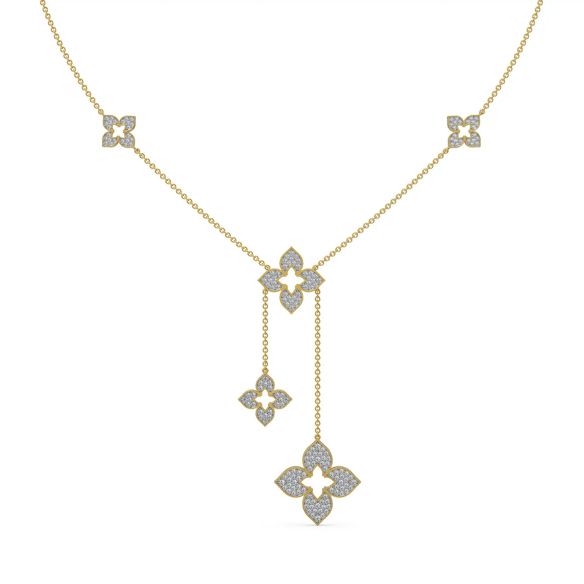 Elara Cascade Lab Grown Diamond Necklace