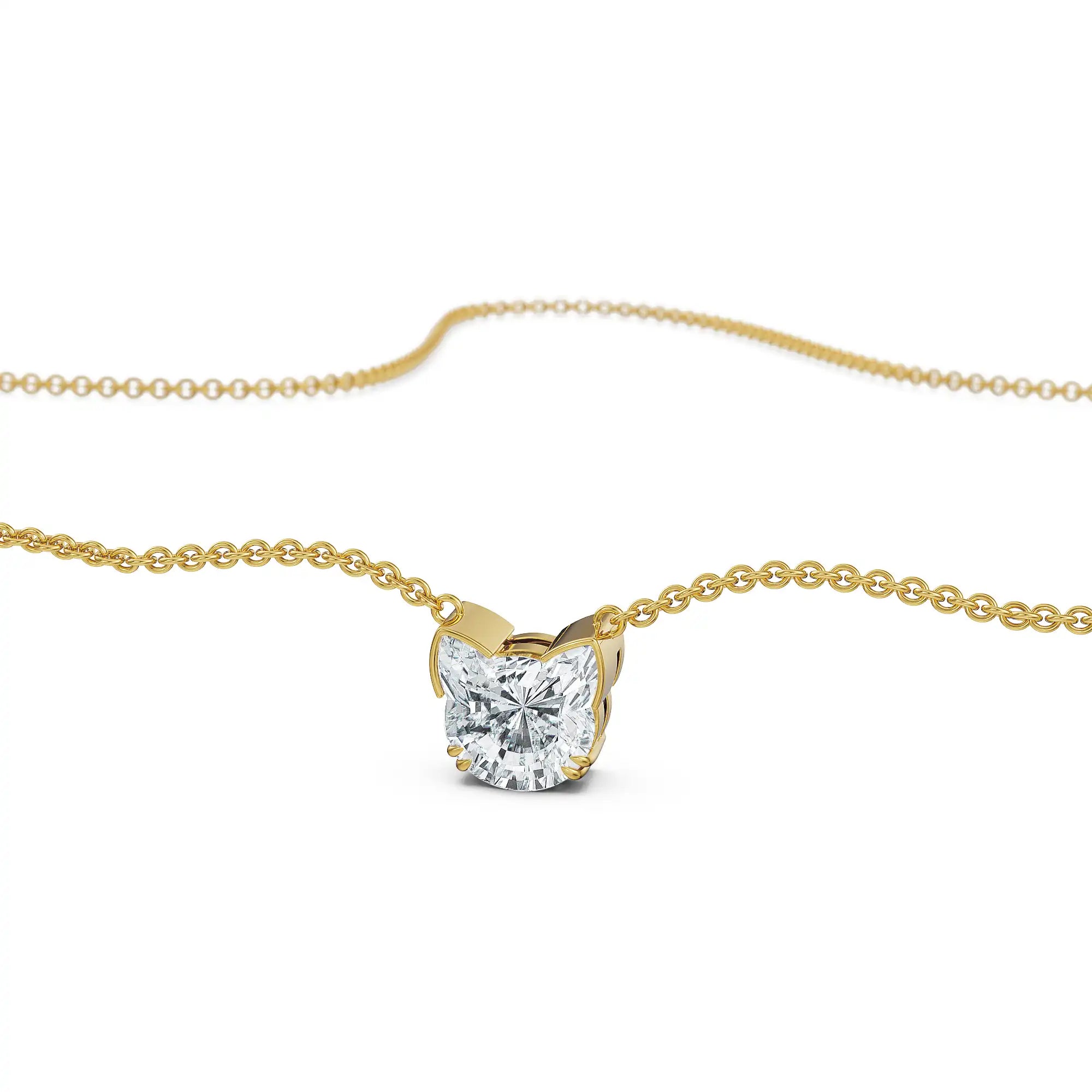Cat Cut Lab Grown Diamond Necklace
