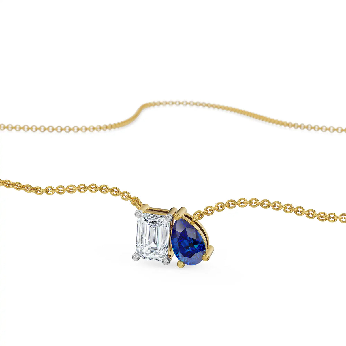 Royal Duo Lab Grown Diamond Necklace