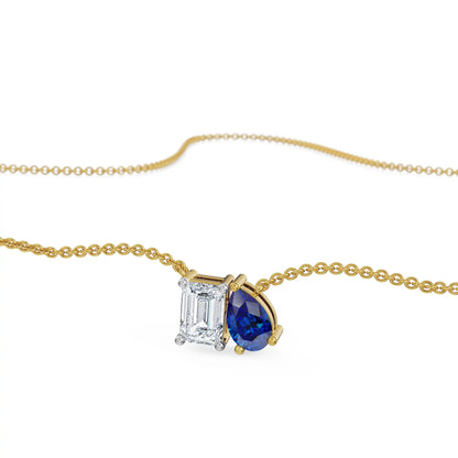 Royal Duo Lab Grown Diamond Necklace