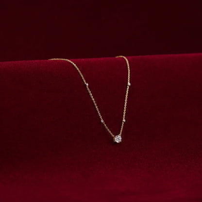 0 5 CT Solitaire Lab Grown Diamond Necklace_in-stock