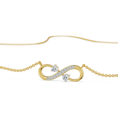 Infinity Lab Grown Diamond Necklace_in-stock