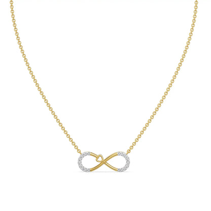 Infinity Suhana Lab Grown Diamond Necklace_in-stock