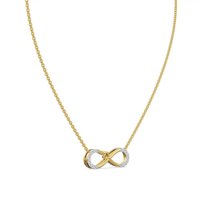 Infinity Suhana Lab Grown Diamond Necklace_in_stock
