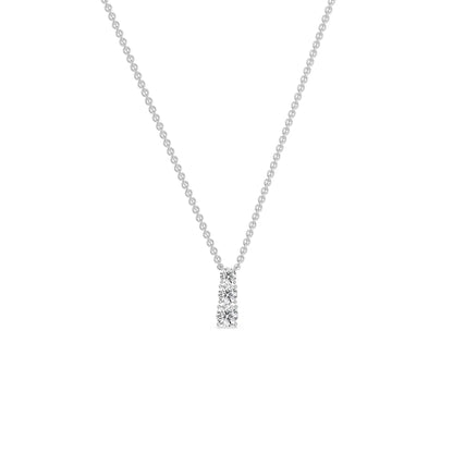 Troi Dainty Lab Diamond Pendant- Prospective view