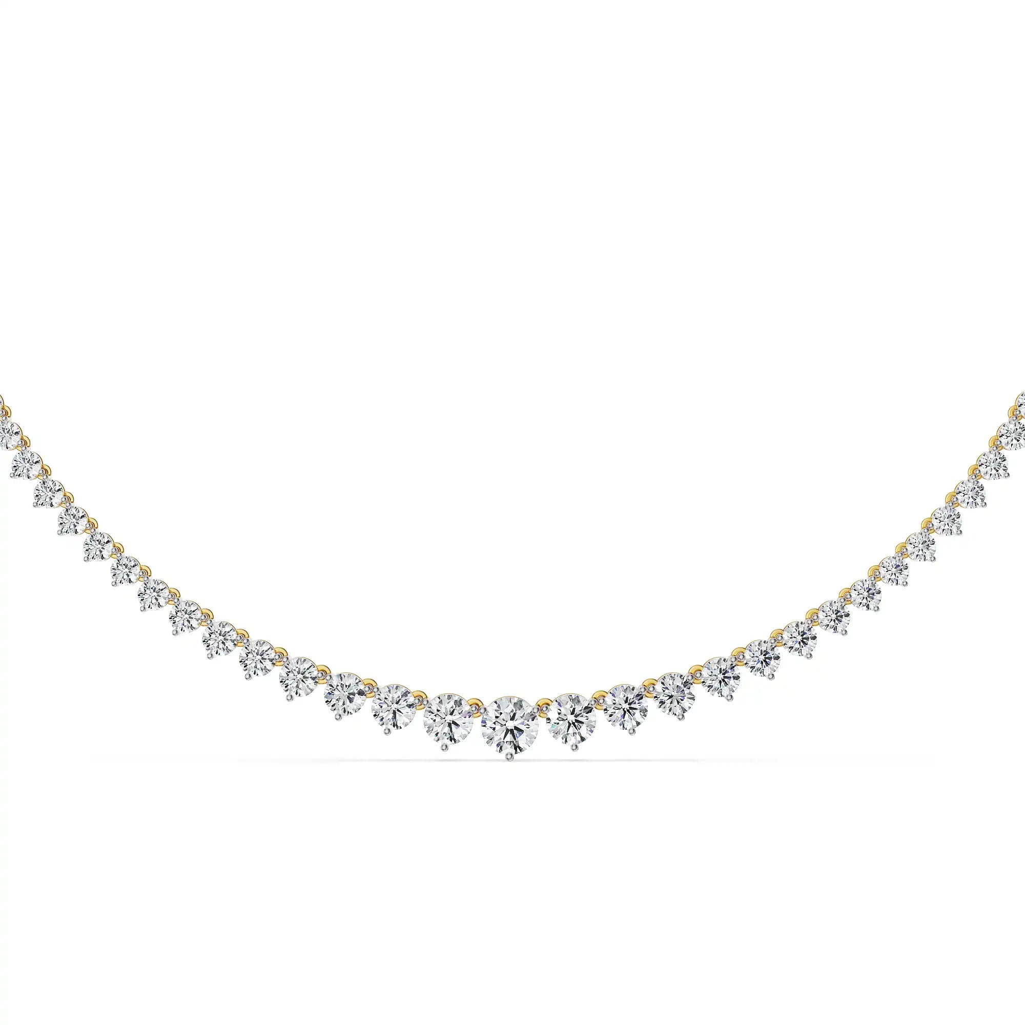 Buy Lab Grown Diamond Tennis Necklace Online At Emori