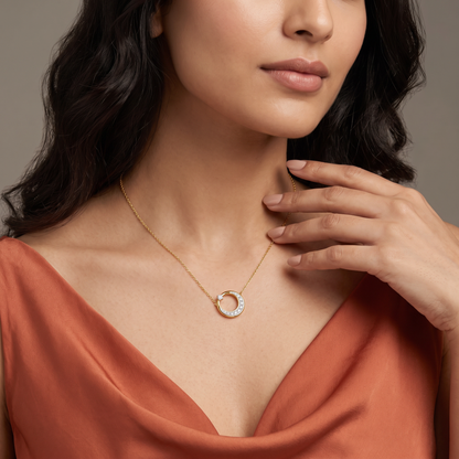 Night Sky Diamond Necklace