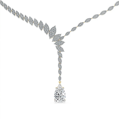 Frostfall Vine Lab Grown Diamond Necklace_in-stock