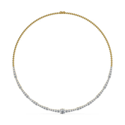 Infinity Spark Lab Grown Diamond Necklace - front view