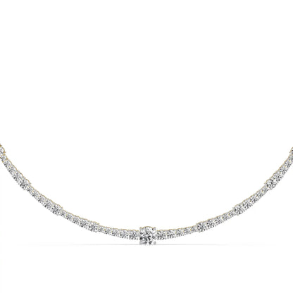 Infinity Spark Lab Grown Diamond Necklace - perspective view