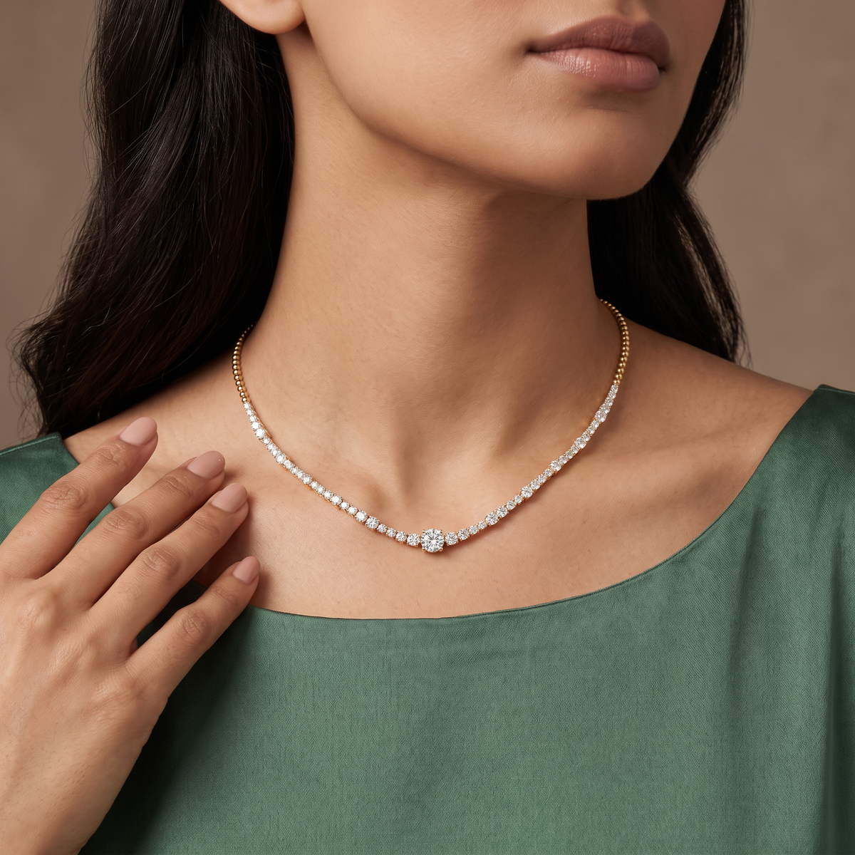 Infinity Spark Lab Grown Diamond Necklace