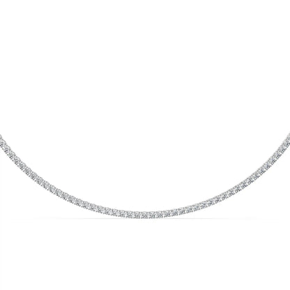Minimal Elegance Lab Grown Diamond Tennis Necklace
