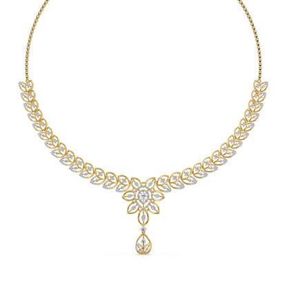 The Garden of Glow Lab Grown Diamond Necklace - top view