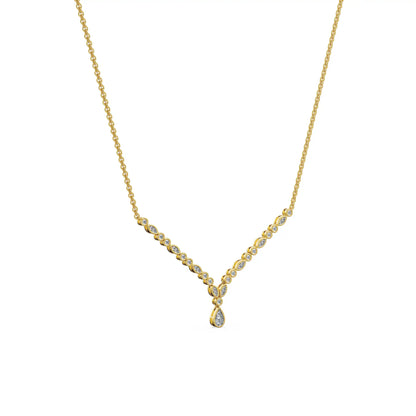 Orelia Whisper Lab Grown Diamond Necklace