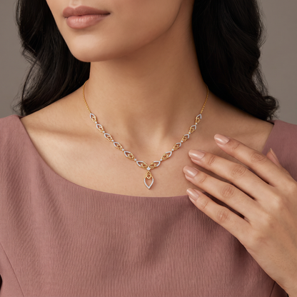 Noir Line Lab Grown Diamond Necklace