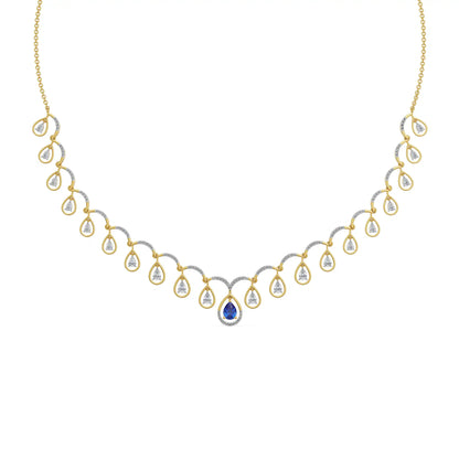 Pear Dew Lab Grown Diamond Necklace