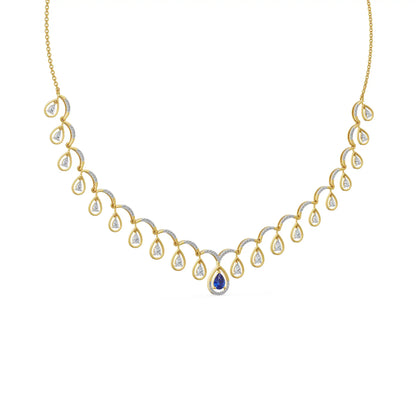 Pear Dew Lab Grown Diamond Necklace