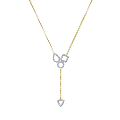 Trivia Geometric Lab Grown Diamond Necklace
Front View