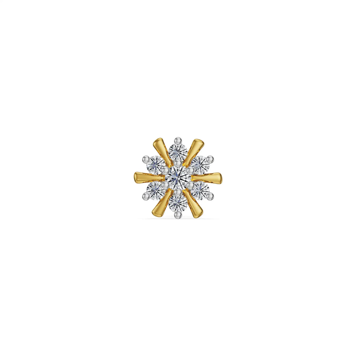 Blossom Lab Grown Diamond Nose Pin