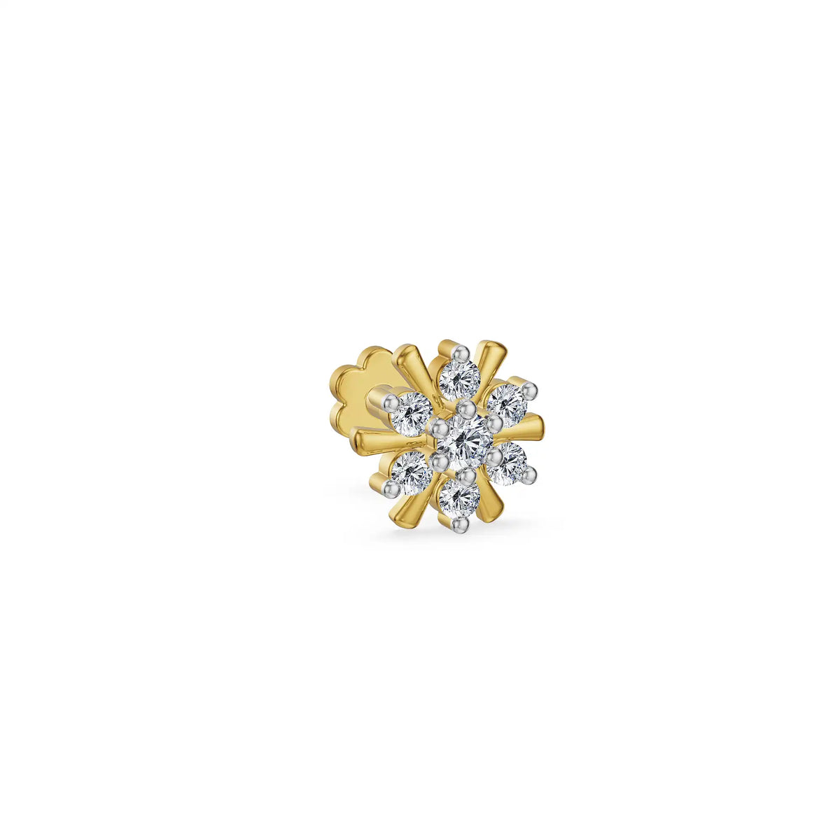 Blossom Lab Grown Diamond Nose Pin