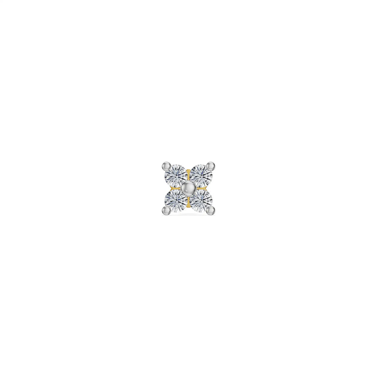 Vina Bloom Lab Grown Diamond Nose Pin