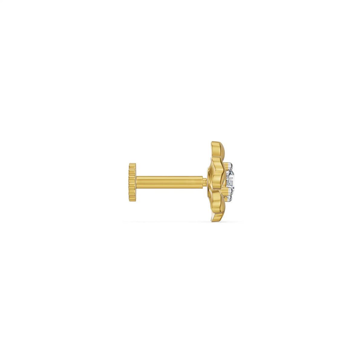 Petalia Grace Lab Grown Diamond Nose Pin